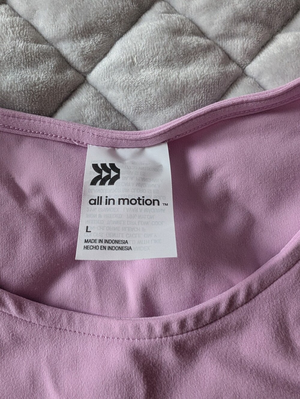 LIKE NEW All In Motion Everyday Soft Cropped Short Sleeve Shirt, Pink, Large - Picture 3 of 6